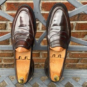 Allen Edmonds Randolph Shell Cordovan Penny Loafer 13B (narrow)